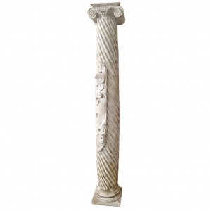 46-columnas Columna con acanaladura en curva